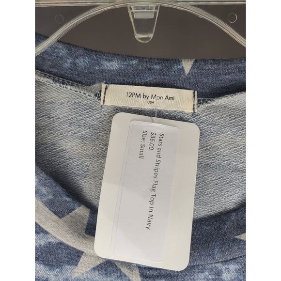 12pm Mon Ami Stars and Stripes top - small *READ* - Picture 2 of 4